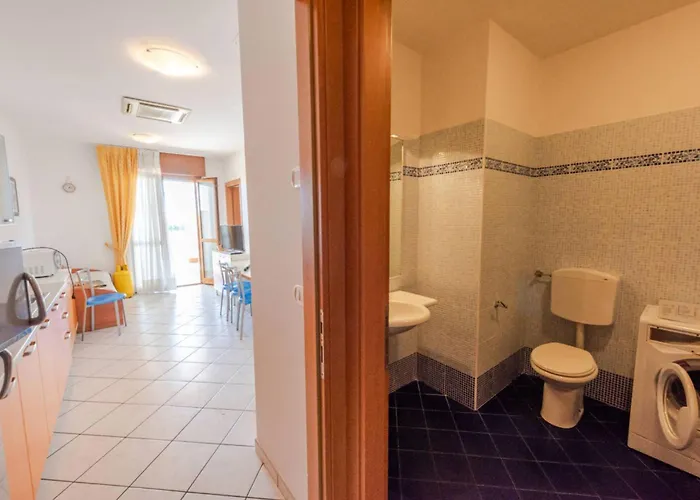 Apartment Beachfront Colourful Flat With Swimming Pool *